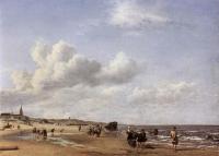 Velde, Adriaen van de - The Beach At Scheveningen